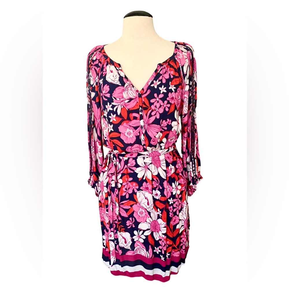 Ladies size large Hatley floral dress